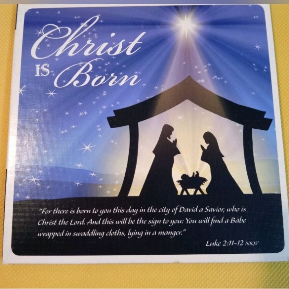 "CHRIST IS BORN" CHRISTMAS CD (2019)" Run Time 44:55 Minutes Gently Used Tested